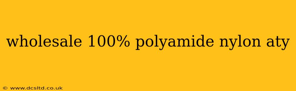 wholesale 100% polyamide nylon aty