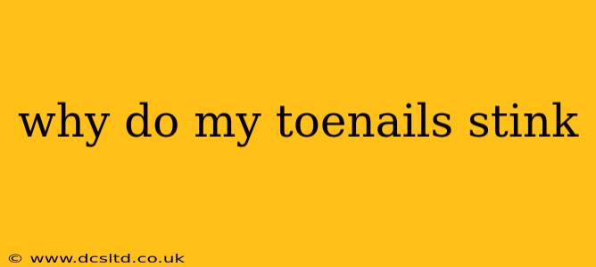 why do my toenails stink