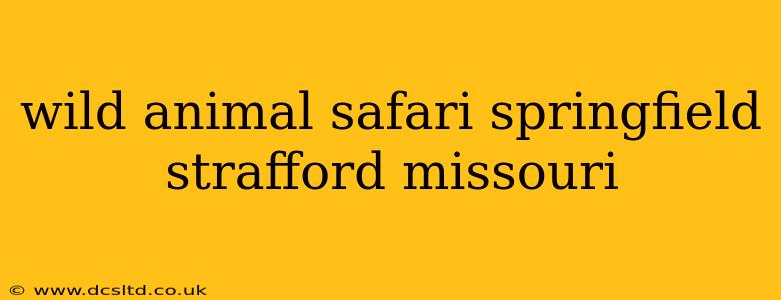 wild animal safari springfield strafford missouri