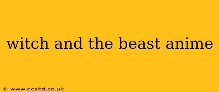 witch and the beast anime