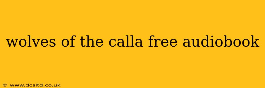 wolves of the calla free audiobook