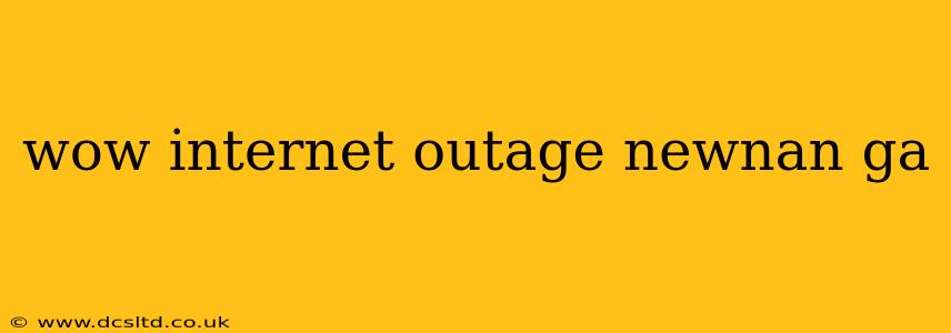 wow internet outage newnan ga