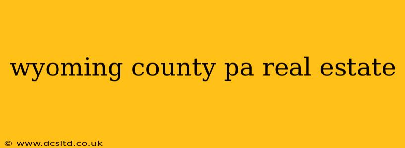 wyoming county pa real estate