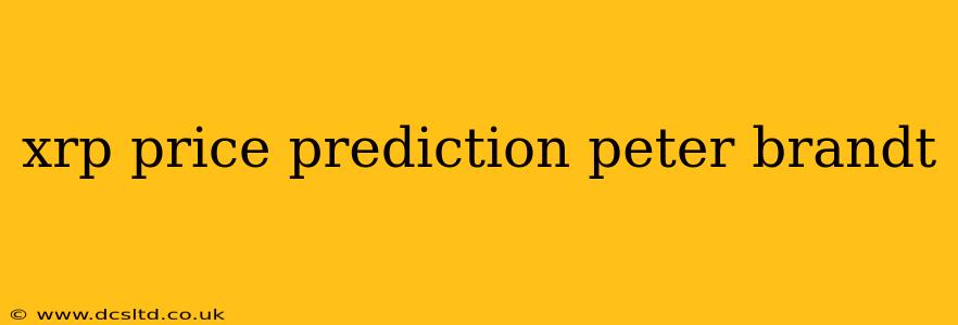 xrp price prediction peter brandt