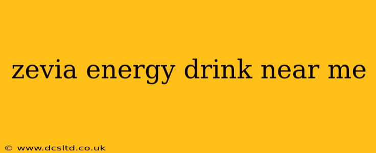 zevia energy drink near me