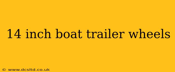 14 inch boat trailer wheels