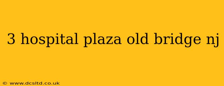 3 hospital plaza old bridge nj