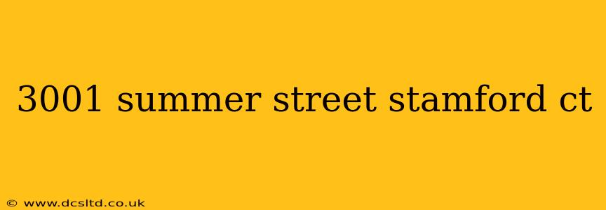 3001 summer street stamford ct