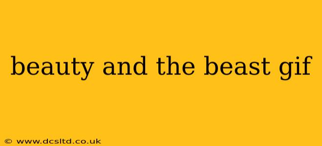 beauty and the beast gif