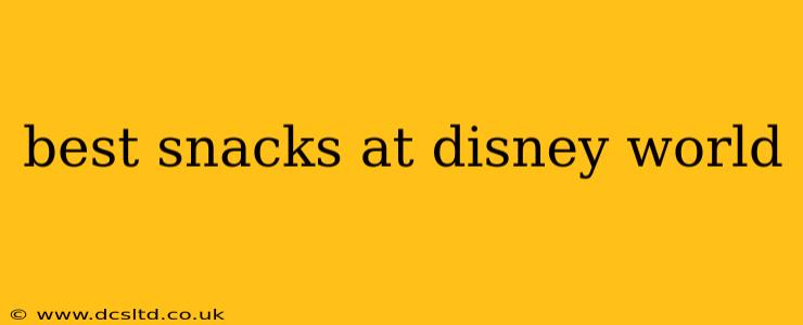 best snacks at disney world