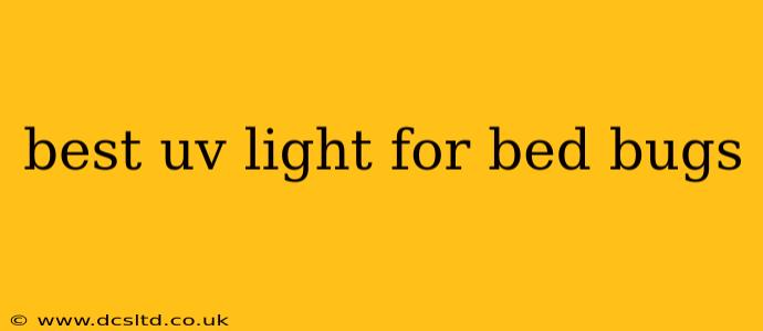 best uv light for bed bugs