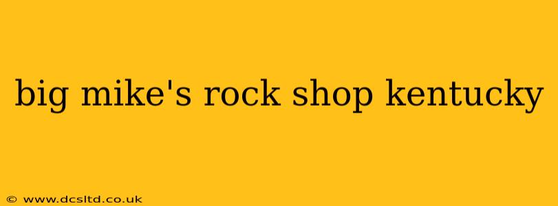 big mike's rock shop kentucky
