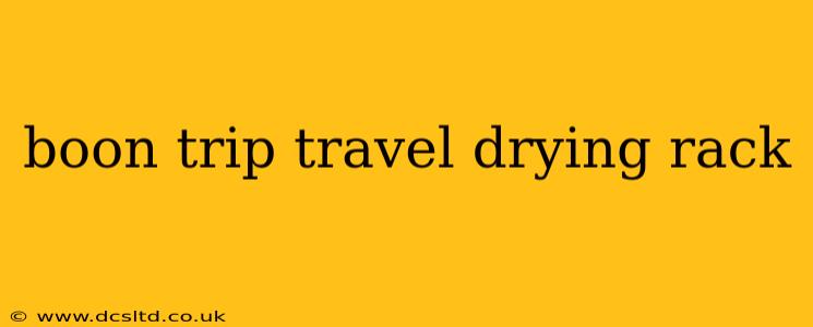 boon trip travel drying rack