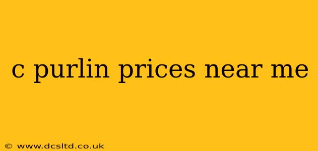 c purlin prices near me