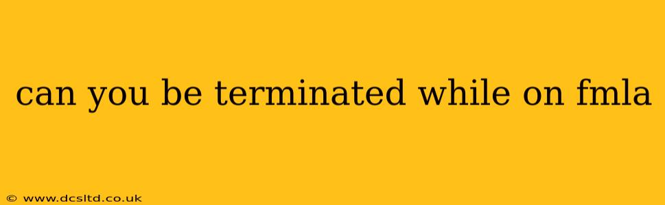can you be terminated while on fmla