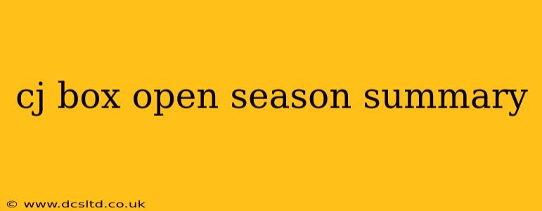 cj box open season summary