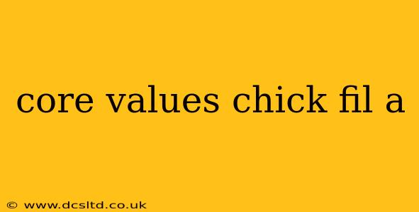 core values chick fil a