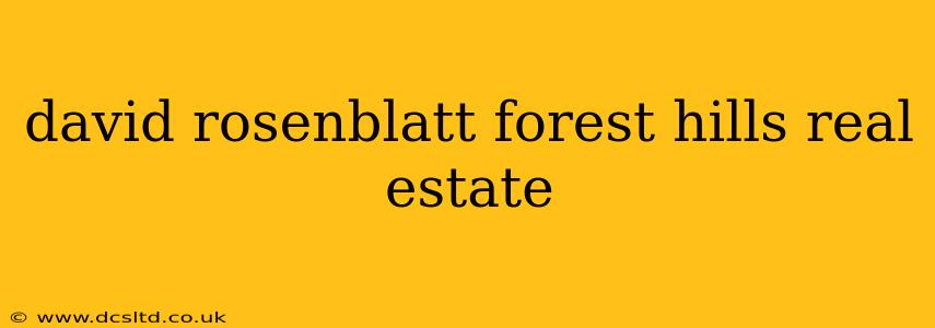 david rosenblatt forest hills real estate