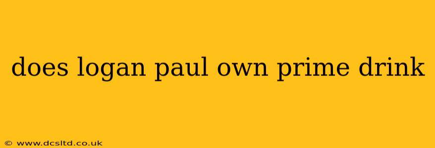 does logan paul own prime drink
