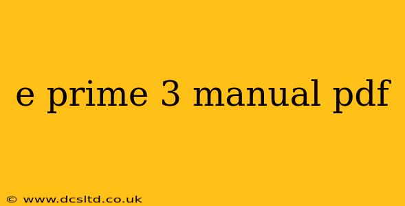 e prime 3 manual pdf