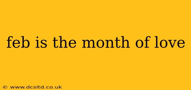 feb is the month of love