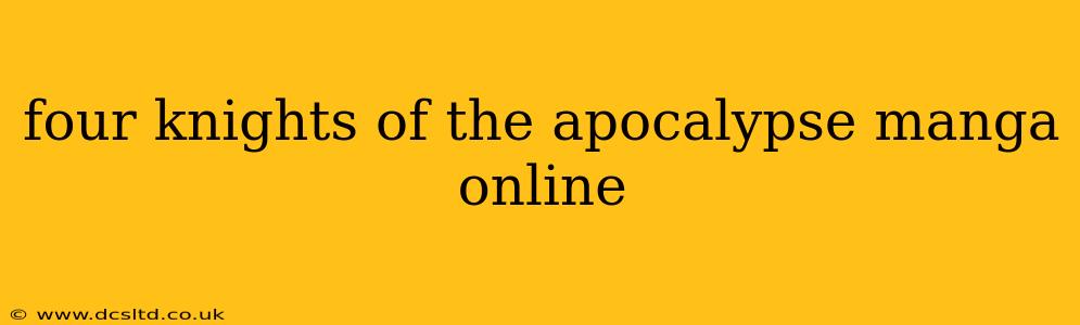 four knights of the apocalypse manga online