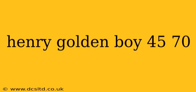 henry golden boy 45 70
