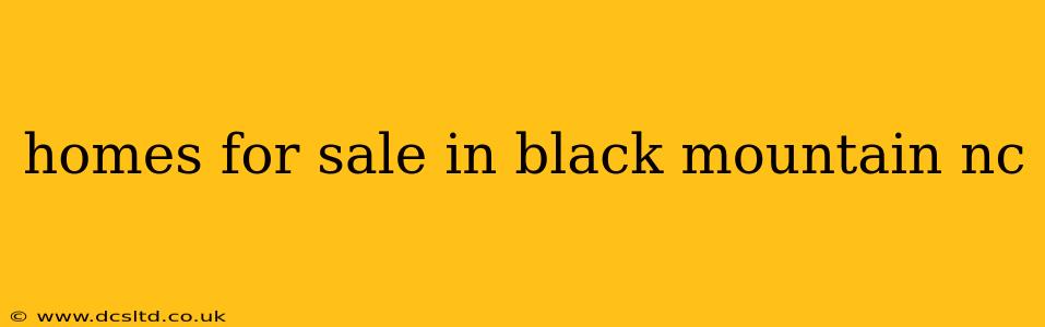homes for sale in black mountain nc
