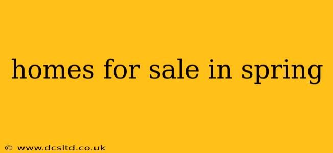 homes for sale in spring