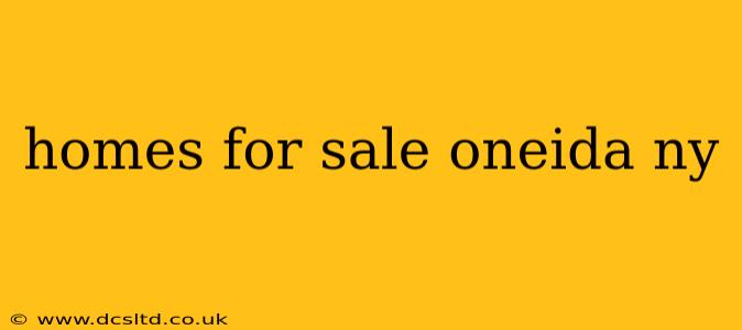 homes for sale oneida ny