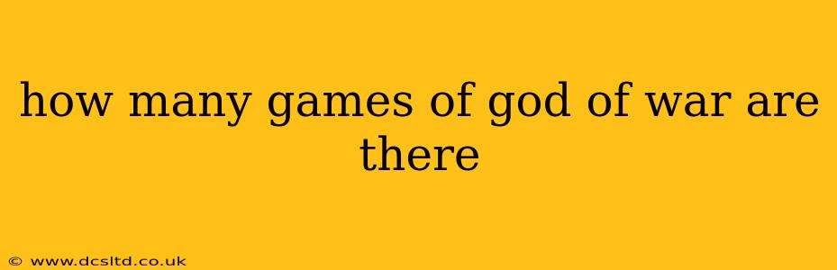 how many games of god of war are there