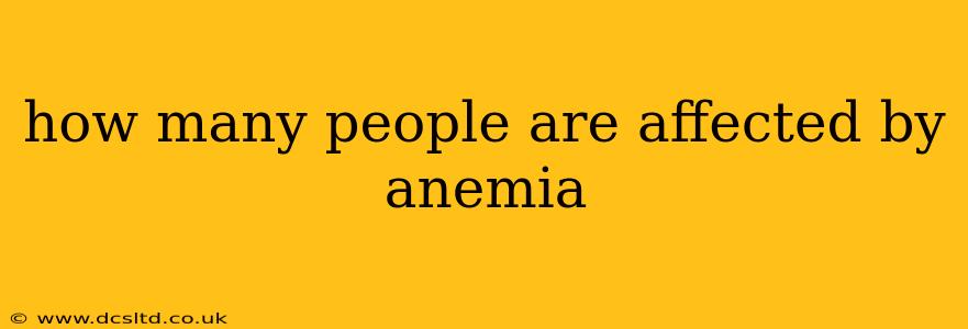 how many people are affected by anemia