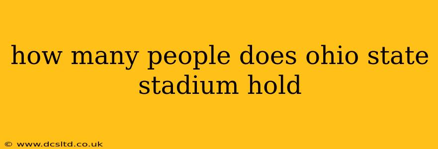 how many people does ohio state stadium hold