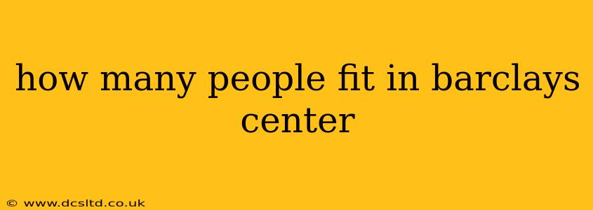 how many people fit in barclays center