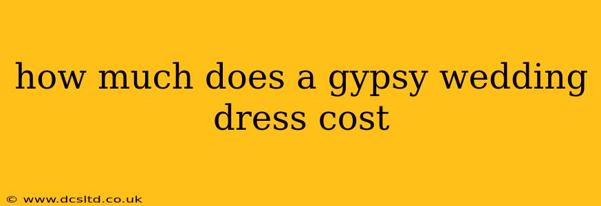 how much does a gypsy wedding dress cost