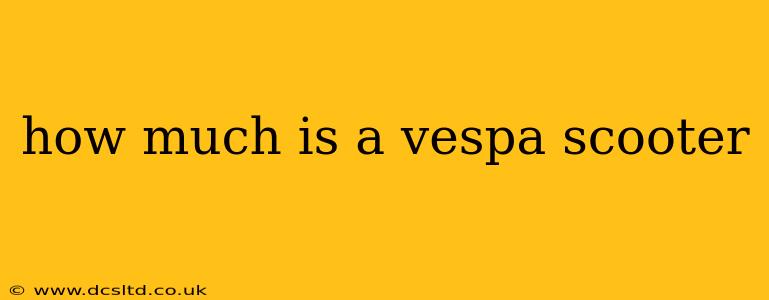 how much is a vespa scooter