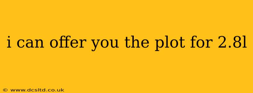 i can offer you the plot for 2.8l