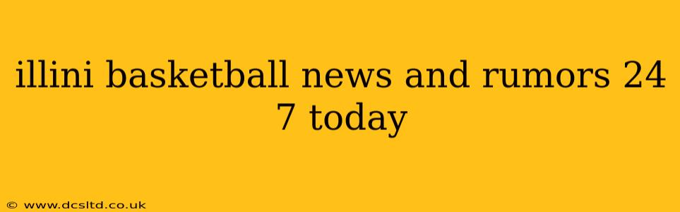 illini basketball news and rumors 24 7 today