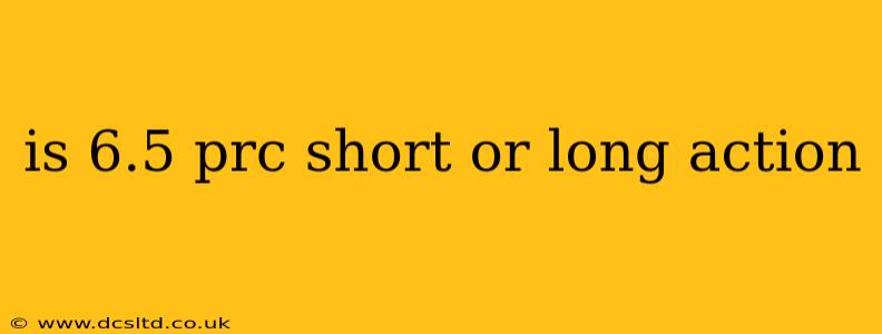 is 6.5 prc short or long action