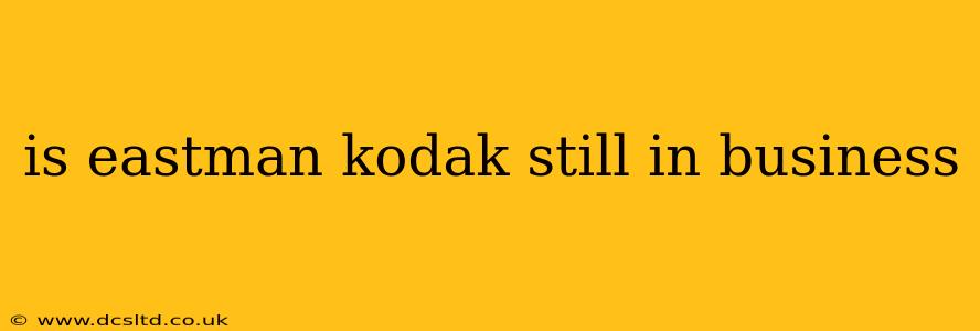is eastman kodak still in business