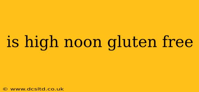 is high noon gluten free