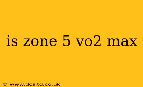 is zone 5 vo2 max