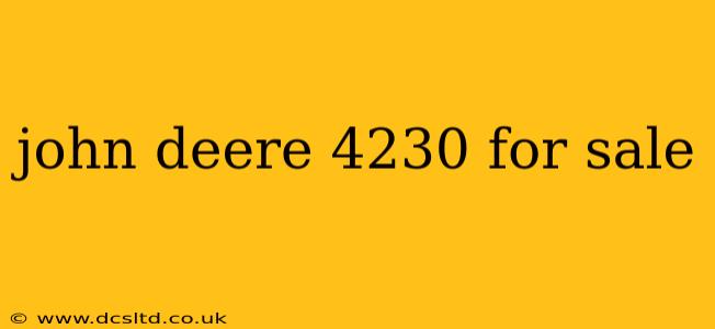 john deere 4230 for sale