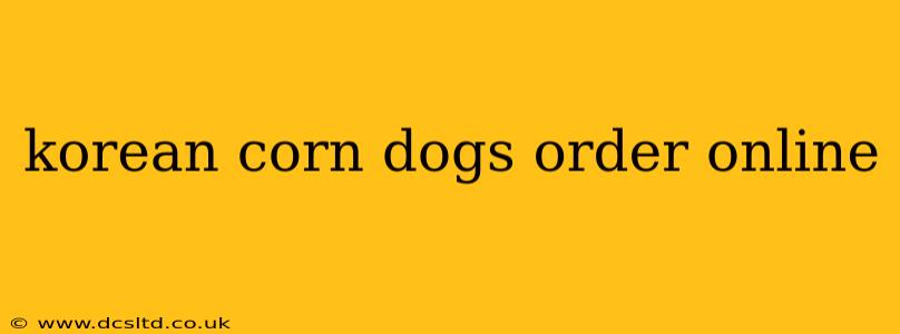 korean corn dogs order online