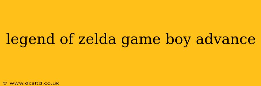 legend of zelda game boy advance