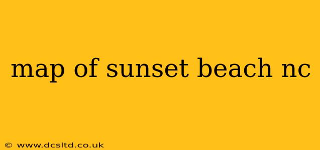 map of sunset beach nc