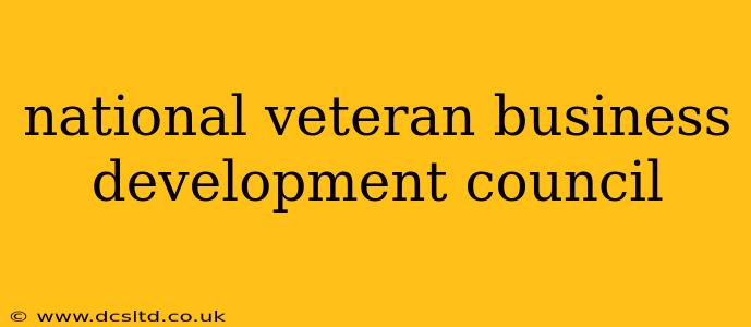 national veteran business development council