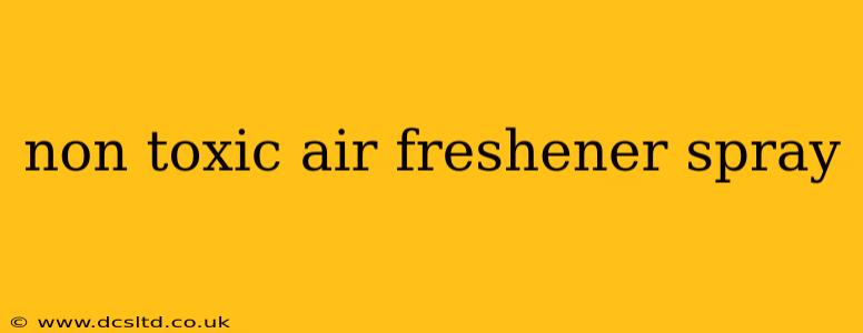 non toxic air freshener spray