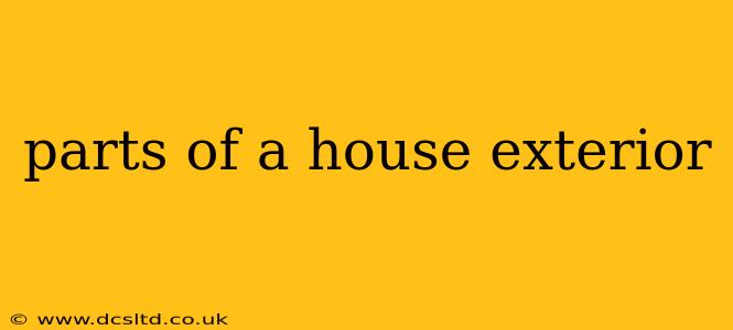parts of a house exterior