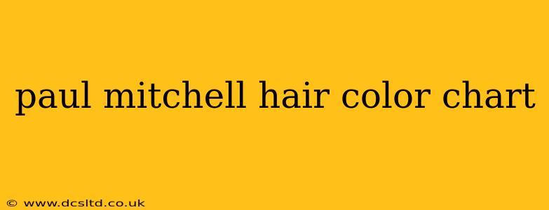 paul mitchell hair color chart